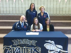 Sara Rawls has accepted a scholarship to Montreat College in North Carolina, where she will play volleyball while studying biology and physical education.