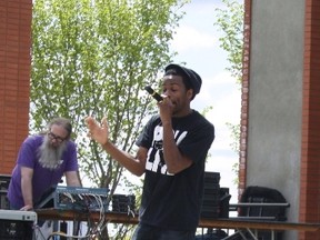Arlo Maverick performs at Hip Hop in the Park 2012. File Photo/Edmonton Examienr