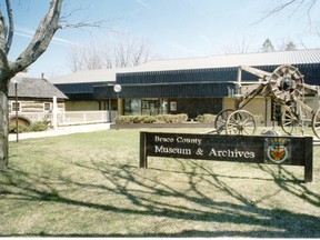 The Bruce County Museum and Cultural Centre in Southampton, pictured in its earlier days, long before its renovation and expansion.