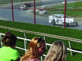 More than 100 race fans and 40 drivers turned out for an open practice session Saturday at the Brockville Ontario Speedway. (NICK GARDINER The Recorder and Times)