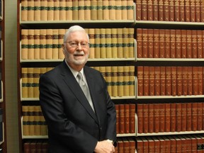 Retiring Ontario Superior Court Justice Dougald McDermid of London, Ont.
TO GO WITH STORY BY JANE SIMS
JANE SIMS The London Free Press