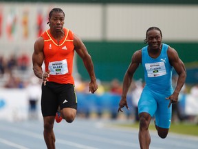 Action from the 2012 Donovan Bailey Invitational. QMI Agency/File Photo