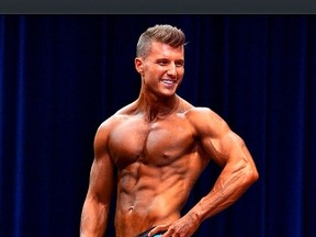 Sarnia's Oreste Leone finished second in the men's physique division at the Canadian Bodybuilding Federation's IBBF Events Qualifier in Winnipeg April 29. SUBMITTED PHOTO/THE OBSERVER