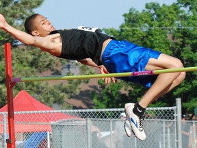 Trenton High Tigers' Leaugen Fray won three gold medals at last weekend's 37th annual Hungerford-Kinsmen Track and Field Classic in Brockville.