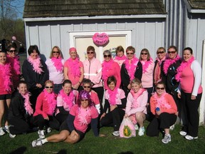A group of walkers take time out to pose at the 2011 Mother's Day Walk. FILE PHOTO