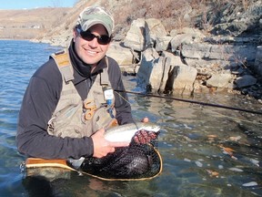Dave Levisky on Bow River.