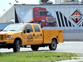 The half-century old Navistar heavy duty highway truck assembly plant on Richmond Street in Chatham, On., idled since 2009, may soon become a temporary giant parking lot. The Chicago-based company has initiated a request for proposal process with local contractors and is currently researching potential demolition of the facility. However, specific plans and timing have not been finalized. PHOTO TAKEN: Wednesday May 08, 2013 Chatham, On. DIANA MARTIN/ THE CHATHAM DAILY NEWS/ QMI AGENCY