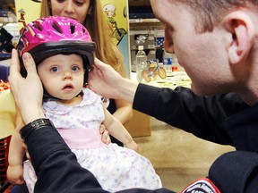 You're never to young to learn about bike safety. File photo.