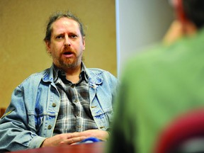 Sean Clifton speaks to The Recorder and Times in a boardroom at the Brockville Mental Health Centre. DARCY CHEEK The Recorder and Times