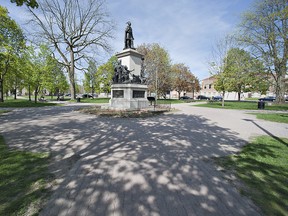 A proposal to redevelop parts of Victoria Park in downtown Brantford will go City Council on Monday, May 13. (BRIAN THOMPSON Brantford Expositor)