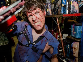 Joshua Barbeau, dressed as Ash from Evil Dead also referred to as Army of Darkness on May 11. As a part of the second day of Ottawa's second annual Comiccon, one of the evening's activities is a masquerade party. Catherine Jackman/Ottawa Sun