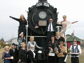 The Trenton Memorial Hospital Foundation Gala Committee poses for a photo at Memory Junction, Brighton's Railway Museum, to promote this year's fundraising gala themed A Night on the Orient Express. 

Submitted photo.