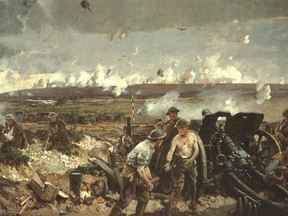 The Battle of Vimy Ridge, by war artist Richard Jack, from the collection of the Canadian War Museum