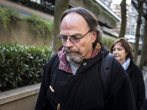 Former B.C. Ferries navigation officer Karl Lilgert leaves B.C. Supreme Court in Vancouver, British Columbia, Thursday January 17, 2013. (CARMINE MARINELLI/ QMI AGENCY)