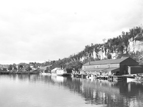 Wiarton harbour circa 1933