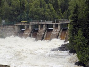 The Mattagami Lake Dam is one of four Ontario Power Generation facilities that helps regulate water levels on the Mattagami River. During the peak threat of flooding this month, OPG was able to hold back some of the flowing water in its reservoirs, thus reducing the impact on low-lying areas along the river.
