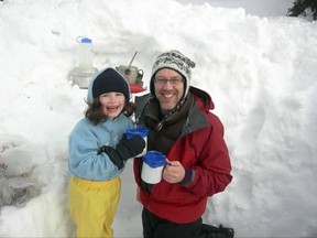 Trevor Norman, 49, and his daughter Zarah, 10, of North Vancouver, were crushed by a boulder that rolled onto their tent at Blackcomb Mountain. (Facebook photo)