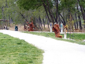 Mitchell's Bay Lakeshore Trail connects Mitchell’s Bay Memorial Park to Angler Line and features a number of interpretive signs, wood sculptures and rest areas along the lake shore. It has its official opening this Saturday.
