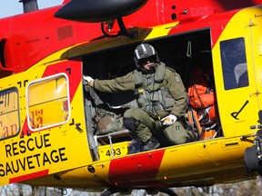 424 Search and Rescue (SAR) squadron and one of its CH-146 Griffon helicopters from 8 Wing/CFB Trenton, Ont. - File photo by JEROME LESSARD/THE INTELLIGENCER