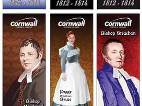 New banners celebrating the War of 1812 are being displayed downtown. Submitted graphic