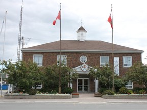 Town of Espamola municipal office. 
Photo by Dawn Lalonde/Mid-North Monitor/QMI Agency