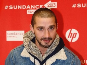Shia LaBeouf attends the premiere of the film "The Necessary Death of Charlie Countryman" at the Sundance Film Festival in Park City, Utah, January 21, 2013.  (REUTERS/Jim Urquhart)