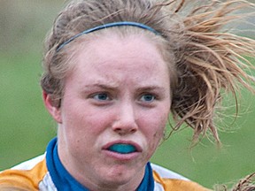 Brooke Newsome scored three tries for the BCI Mustangs on Thursday. (Expositor file photo)