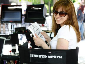 Jennifer Mesich, who grew up in Paris, Ontario, works on the set of Casino Jack starring Kevin Spacey. Mesich is planning on directing her first film if crowd funding meets the required budget. SUBMITTED PHOTO