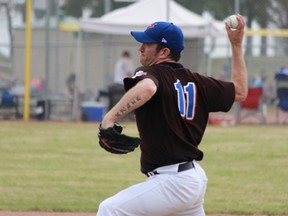 The Stony Plain Mets pitched an exceptional game against the Edmonton Athletics on Sunday, May 12. The Stony Plain Mets were previously the Mayerthorpe Mets and this victory is their first since the move to Stony Plain. - York Underwood, Reporter/Examiner