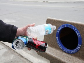 There are more than 200 garbage and recycling units scattered across Greater Sudbury. (Gino Donato/The Sudbury Star)