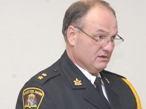 Insp. Romano Carlucci, shown here in 2009, retires from Sault Ste. Marie Police Service in June 2013.