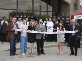 Levis Foodland marked its 23 year in style with a re-grand opening showcasing recent renovations which will, in theory, increase sales and decrease the facility’s carbon foot print, paving the way for the future. Dan Levis and his staff gathered in front of the north end grocers to cut a ceremonial ribbon to commemorate this milestone in the store’s history.