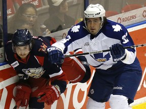 The Toronto Marlies won their game against the Grand Rapid Griffins 4-1 on Saturday to stave off elimination. (Craig Robertson/Toronto Sun Files)