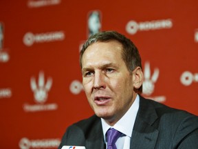 The clock is ticking on Raptors GM Bryan Colangelo, whose term in Toronto is expected to end on Monday. (ERNEST DOROSZUK/Toronto Sun)