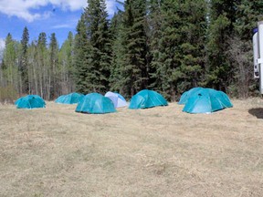 While battling the blaze near Lodgepole fire crews called Brazeau County their home away from home and spent the week sleeping in tents after long 12-hour shifts.