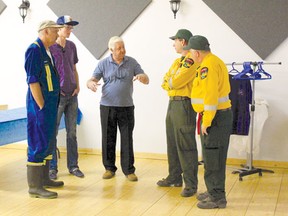 On May 18 a number of residents from Lodgepole gathered at the hamlet’s community centre to share their experiences and express their thanks to those who helped them during the wildfire emergency last week.