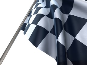 Checkered flag