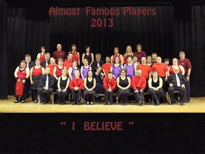 The Almost Famous Players will perform their show "I Believe" at Kincardine District Secondary School on May 26. (FACEBOOK PHOTO)