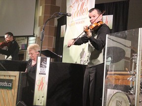 Scott Woods brought his  Swingin’ Fiddles show to the Melfort United Church on Saturday, May 18, Woods performed for a packed house as he is very popular each year when he comes to Melfort.