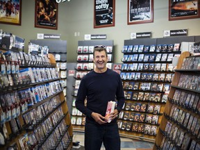 Long-time Canmore resident Mike Vlessides rescued Avalanche Movie Co. from closure this month by purchasing the business. The store will relocate to a vacant space across from Safeway, next to Starbucks. Justin Parsons/ Canmore Leader/ QMI Agency