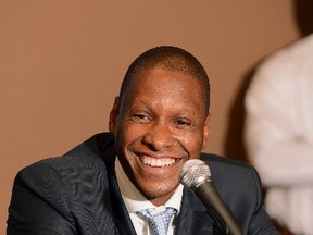 Could Nuggets GM Masai Ujiri be the Raptors next GM? Only time will tell. (Getty Images)
