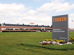 Timken Canada. (QMI Agency file photo)