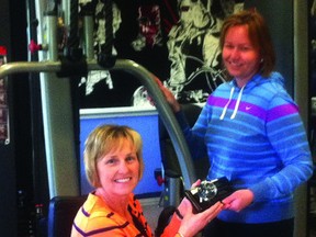 Donna Johnson (left) and Wanda Hall were instrumental in getting staff and students at Delia School to eat healthy and be active.