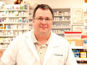 Erin Steele/R-G

Local pharmacist and pharmacy-owner Michael Kinshella is among a growing number in his profession province-wide who are concerned the Alberta governmentís move to lower the cap on the cost of generic drugs will negatively impact patient care.