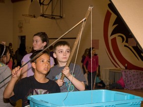 Muriel Clayton students bring science home