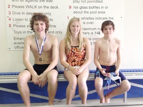 The record “Breakers” from left to right: Andrew Lofts, Lizzie Wilsdon and Braeden Ashton.