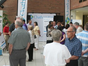 The Municipality of Chatham-Kent held an open house in the lobby of the Civic Centre on May 21 so the public could learn about possible changes to a number of municipal services.