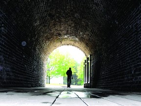 The railway tunnel seen in this Recorder and Times file photo.