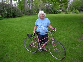 Joyce McLaughlin, 79, recently moved to Gananoque after living in Toronto for 50 years. She praises the health benefits of the area, and says she has a "real love" for the rivers, lakes and rocks found in this part of Canada. Wayne Lowrie - Gananoque Reporter
