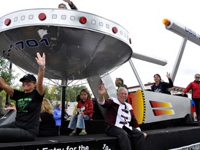 Vulcan brought the USS Enterprise to last year's Cochrane Labour Day Parade. The parade attracts over 12,000 spectators.